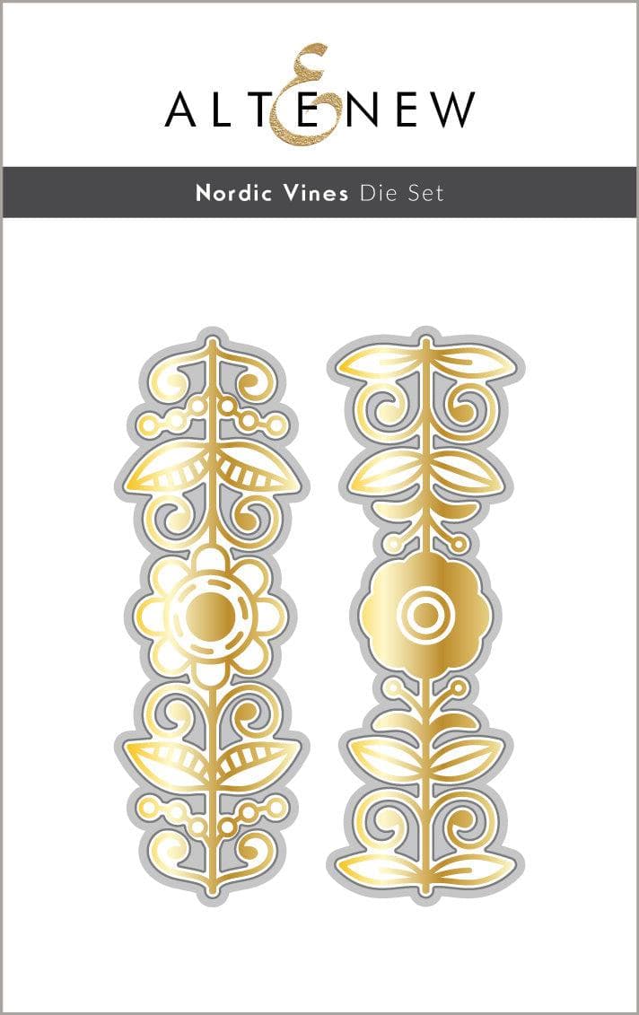 Altenew Hot Foil Plate & Die Bundle Nordic Vines