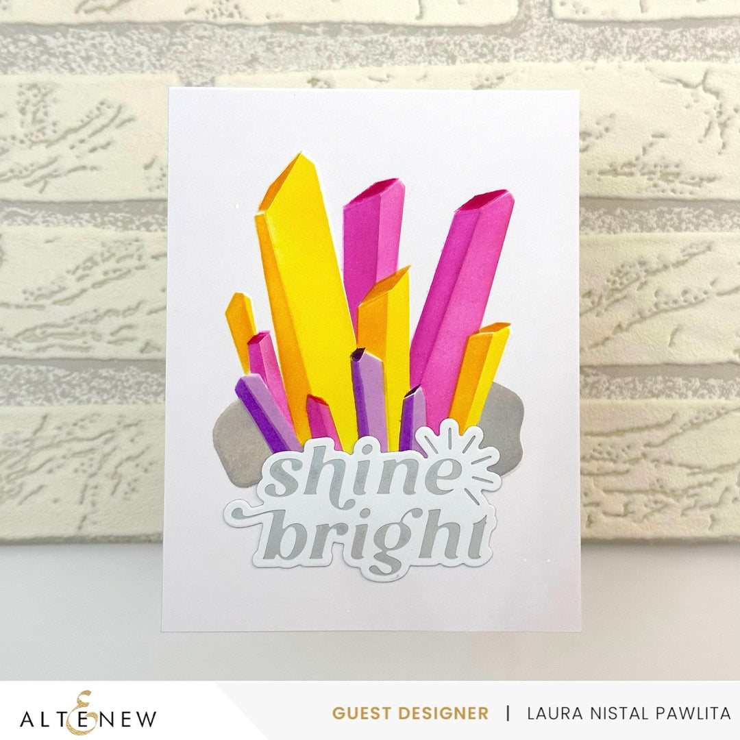 Altenew Hot Foil Plate & Die Bundle Sunshine Greeting