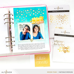 Altenew Hot Foil Plate & Die Bundle Sunshine Greeting