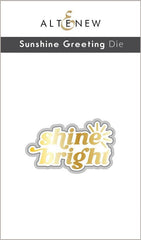 Altenew Hot Foil Plate & Die Bundle Sunshine Greeting
