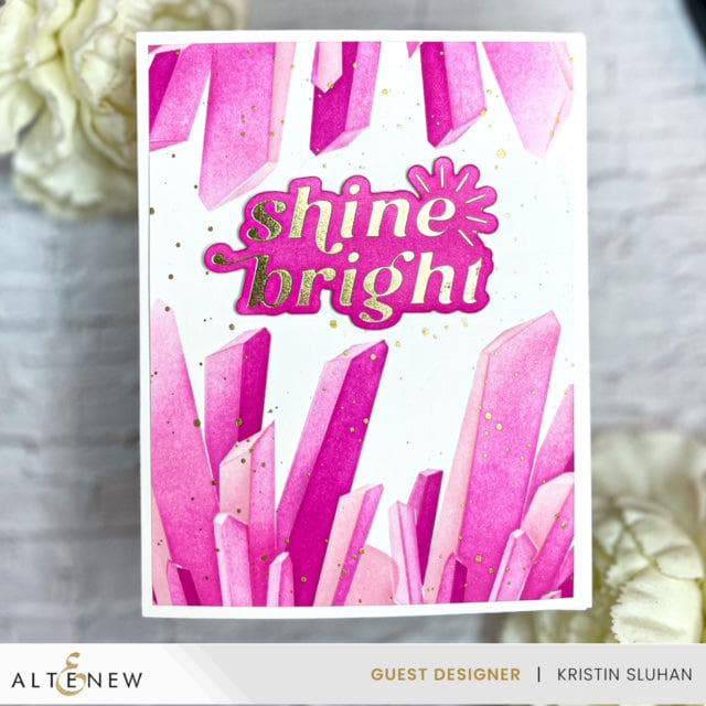 Altenew Hot Foil Plate & Die Bundle Sunshine Greeting