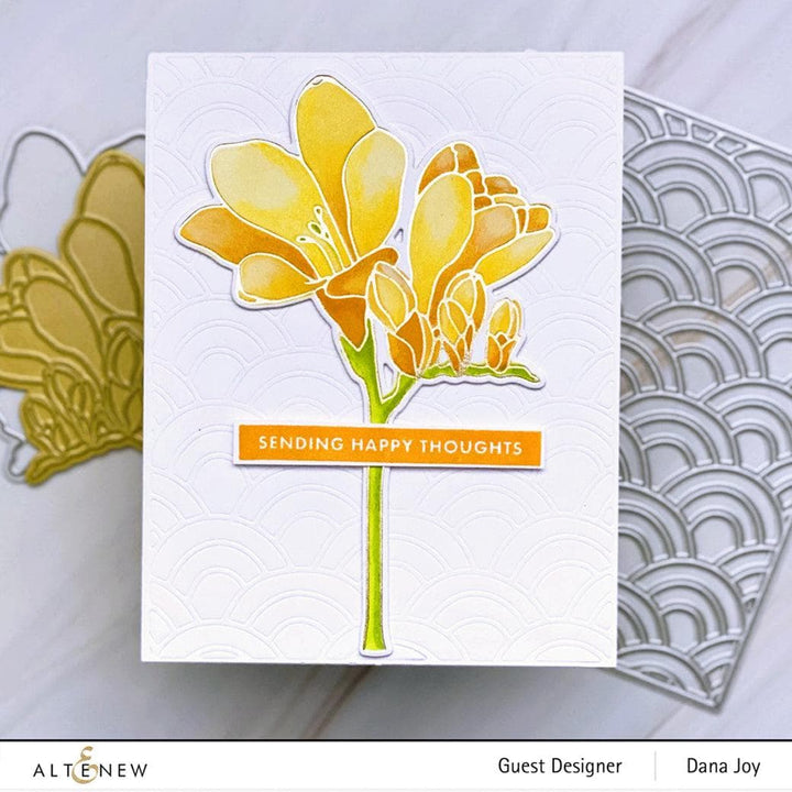Part A-Glitz Art Craft Co.,LTD Hot Foil Plate Freesia Hot Foil Plate