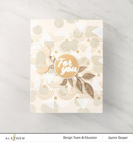 Part A-Glitz Art Craft Co.,LTD Hot Foil Plate Modern Rainbow Border Hot Foil Plate