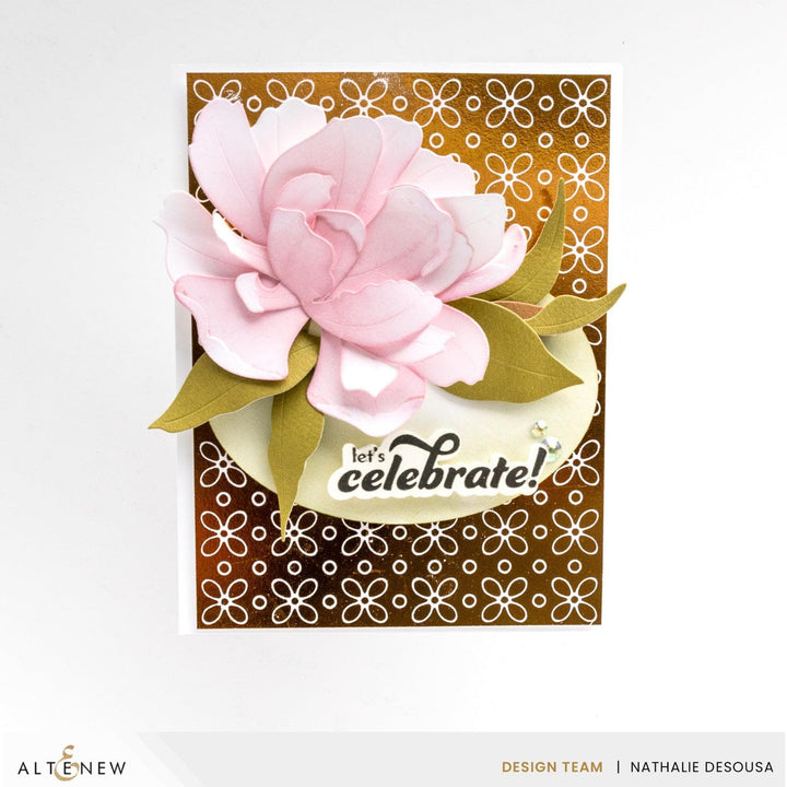 Petal Harmony Hot Foil Plate