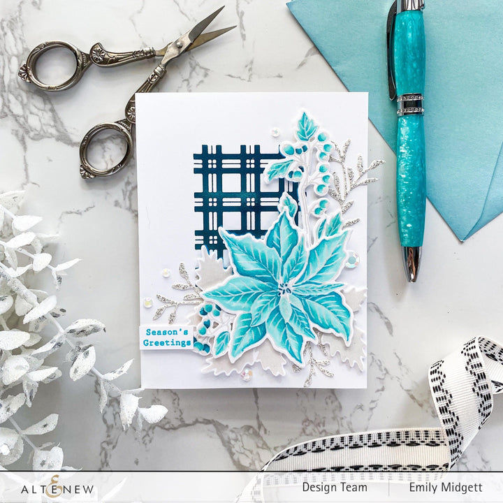 Part A-Glitz Art Craft Co.,LTD Hot Foil Plate Tiny Festive Patterns Hot Foil Plate Set (4 in 1)