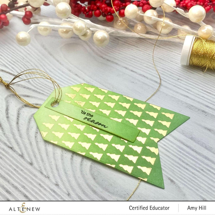 Part A-Glitz Art Craft Co.,LTD Hot Foil Plate Tiny Festive Patterns Hot Foil Plate Set (4 in 1)