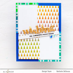 Part A-Glitz Art Craft Co.,LTD Hot Foil Plate Tiny Festive Patterns Hot Foil Plate Set (4 in 1)