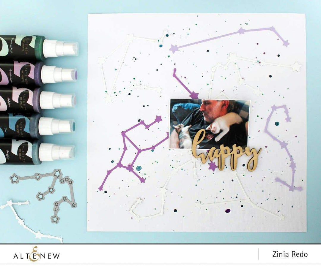 Stewart Superior Ink Spray Lavender Fields Metallic Shimmer Ink Spray