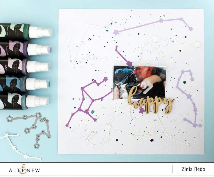 Stewart Superior Ink Spray Lavender Fields Metallic Shimmer Ink Spray