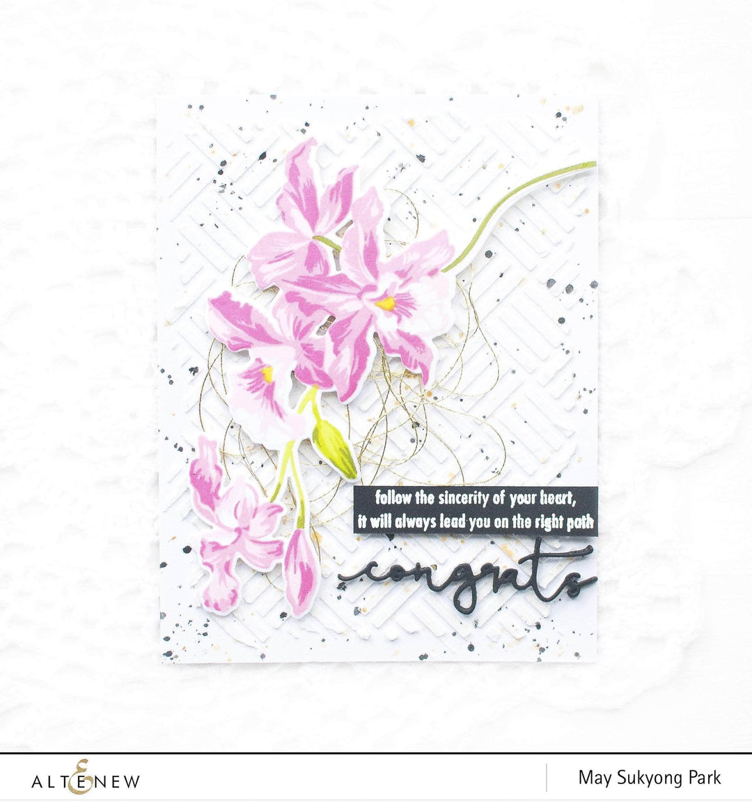Altenew Ink Spray & Stencil Bundle Square Weave Pattern Stencil & Ink Spray Bundle