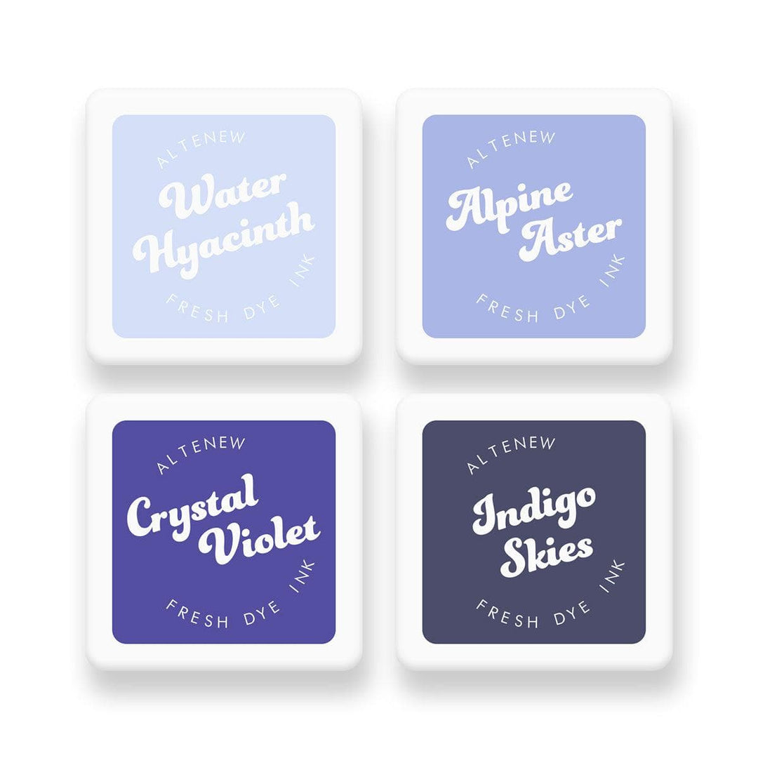 Stewart Superior Inks Blue Mountains Fresh Dye Ink Mini Cube Set