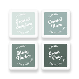 Coastal Mist Fresh Dye Ink Mini Cube Set