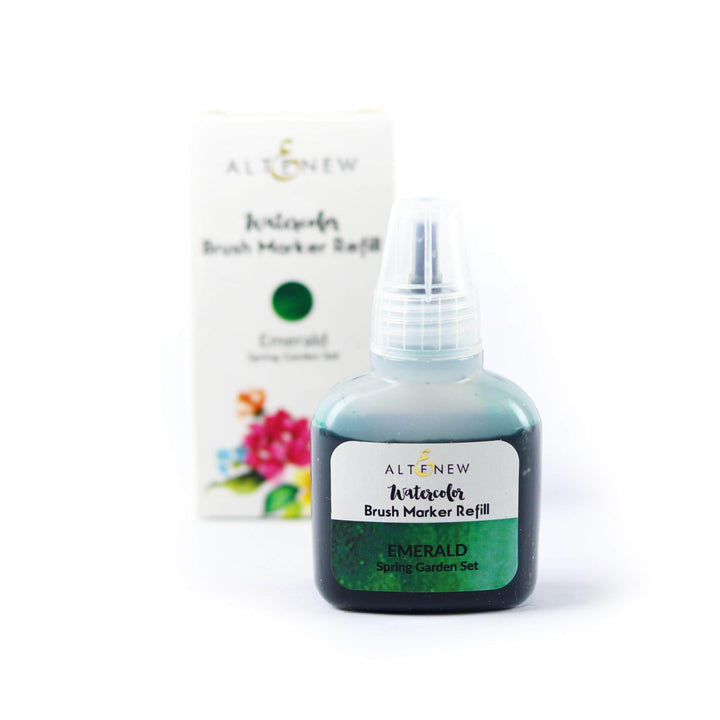 Be Creative Arts Crafts Liquid Watercolor Emerald Liquid Watercolor - Brush Marker Refill (Spring Garden Set)