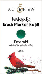Be Creative Arts Crafts Liquid Watercolor Emerald Liquid Watercolor - Brush Marker Refill (Winter Wonderland Set)