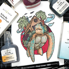 Lagoon Liquid Watercolor - Brush Marker Refill