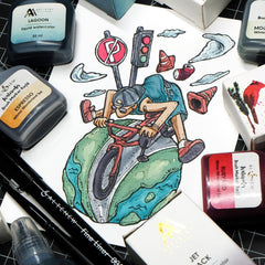 Lagoon Liquid Watercolor - Brush Marker Refill