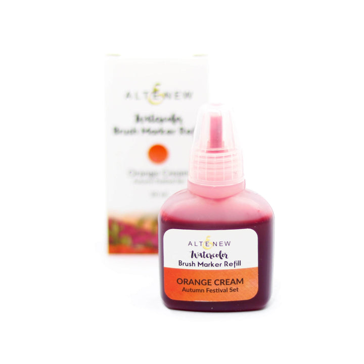Be Creative Arts Crafts Watercolor Orange Cream Liquid Watercolor - Brush Marker Refill