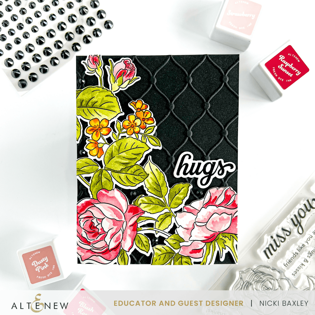 Blushberry Bliss Fresh Dye Ink Mini Cube & Re-inker Bundle