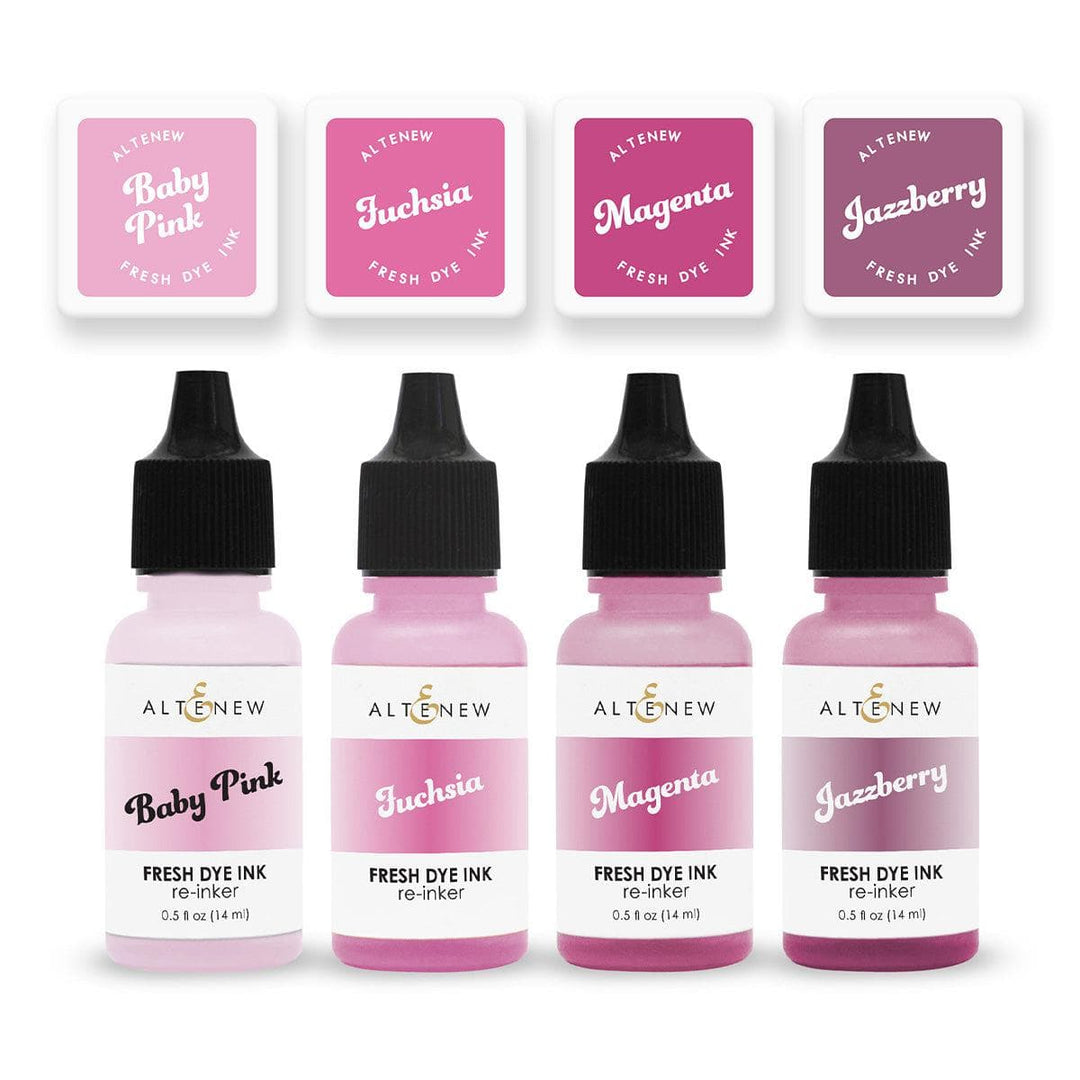 Bubblegum Dreams Fresh Dye Ink Mini Cube & Reinker Bundle