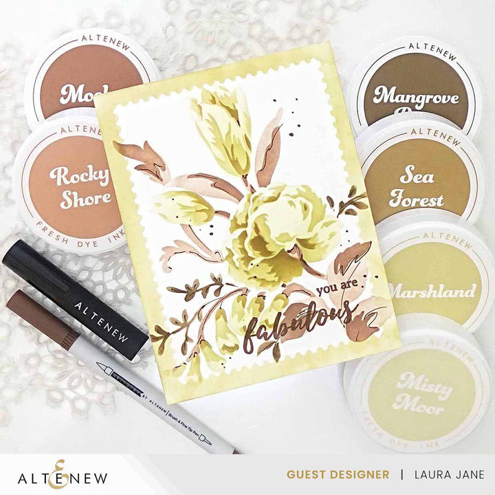 Coffee Break Fresh Dye Ink Mini Cube & Re-inker Bundle