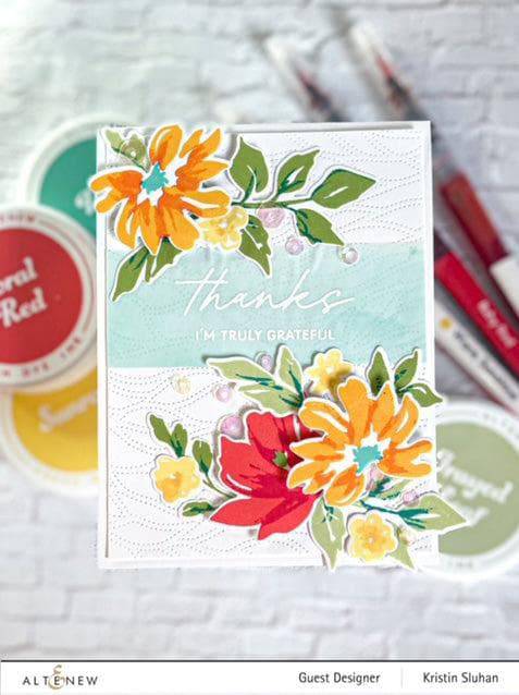 Altenew Mini Cubes & Reinker Bundle Deco Garden Fresh Dye Ink Mini Cube & Re-inker Bundle