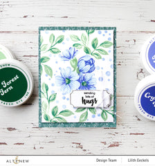 Altenew Mini Cubes & Reinker Bundle Frosted Foliage Fresh Dye Ink Mini Cube & Re-Inker Bundle