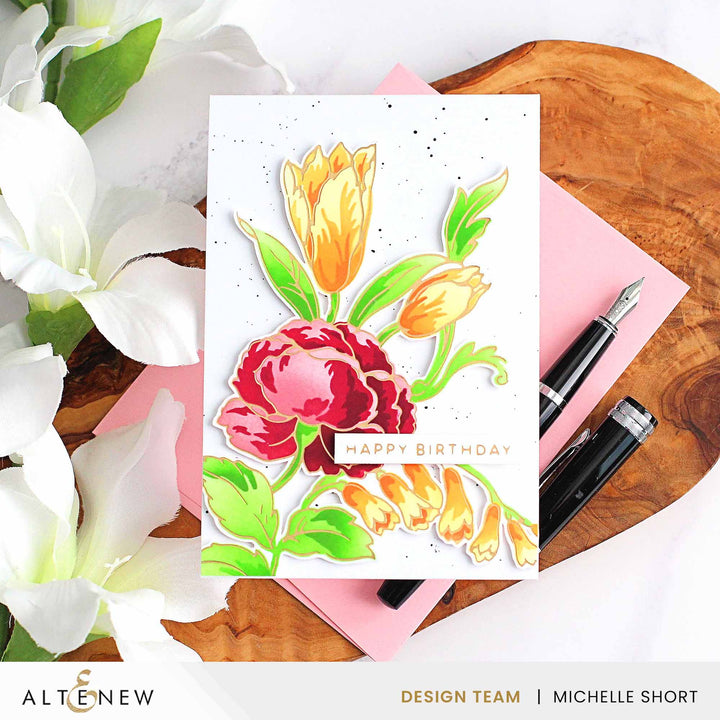 Kaleidoscope of Colors Fresh Dye Ink Mini Cube & Re-inker Bundle