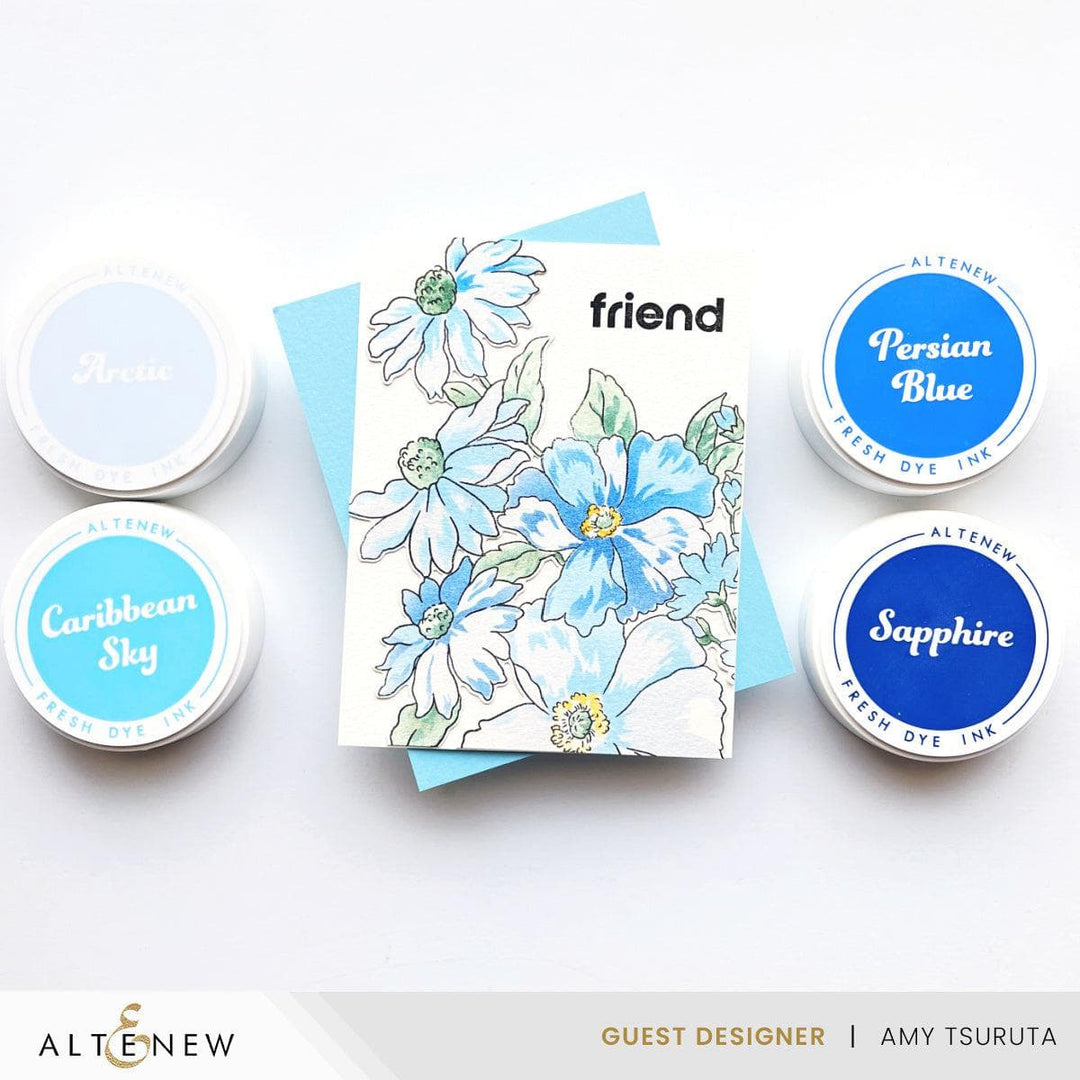 Kaleidoscope of Colors Fresh Dye Ink Mini Cube & Re-inker Bundle