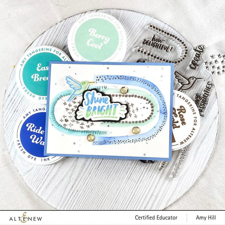 Stewart Superior Mini Cubes & Reinker Bundle Ocean Dreams Fresh Dye Ink 6 Mini Cube & Re-inker Bundle