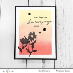 Altenew Mini Delight Mini Delight: Budding Wallpaper Stamp & Die Set