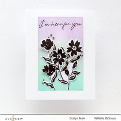 Altenew Mini Delight Mini Delight: Budding Wallpaper Stamp & Die Set