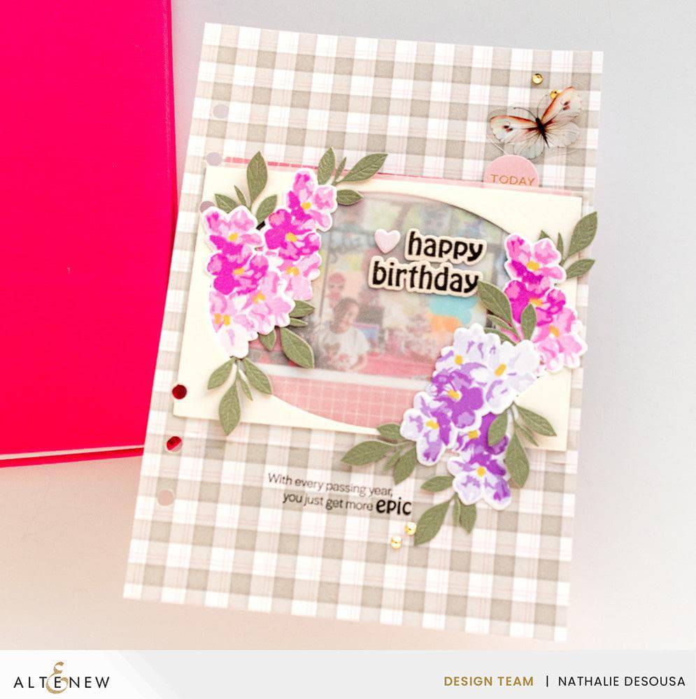 Mini Delight: Painted Posies Stamp & Die Set