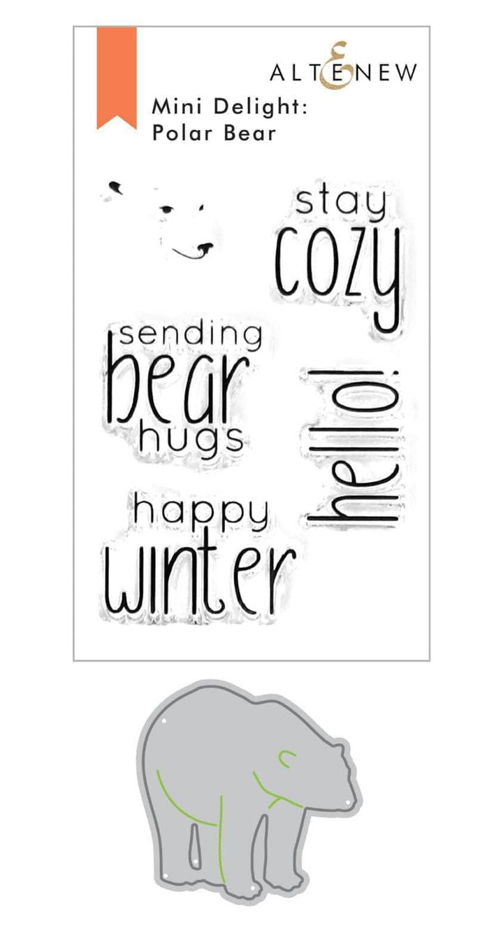 Altenew Mini Delight Mini Delight: Polar Bear Stamp & Die Set
