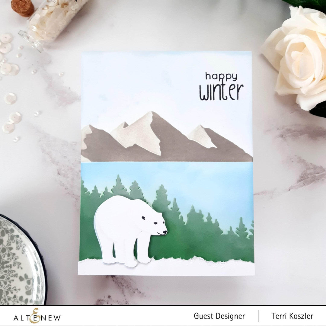 Altenew Mini Delight Mini Delight: Polar Bear Stamp & Die Set