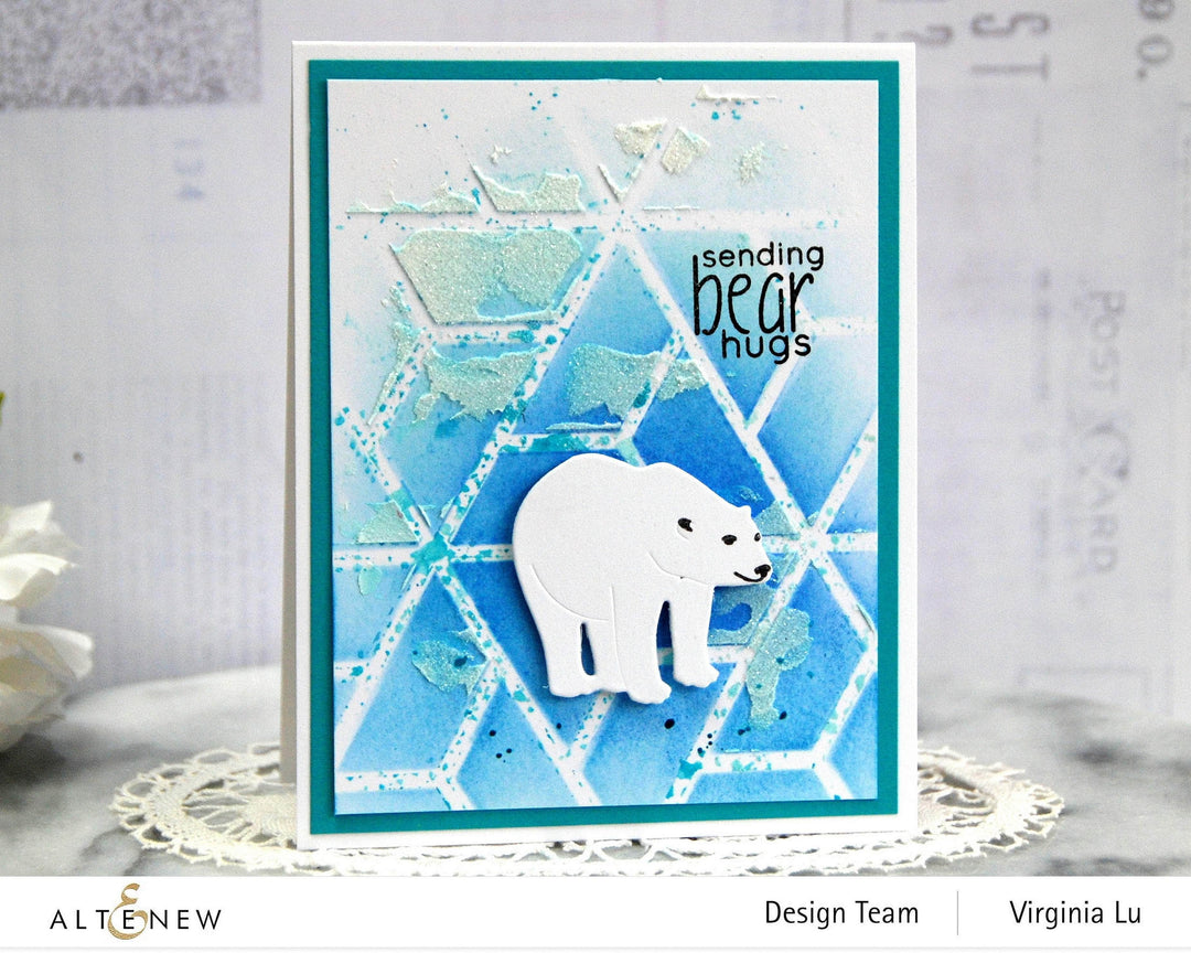 Altenew Mini Delight Mini Delight: Polar Bear Stamp & Die Set