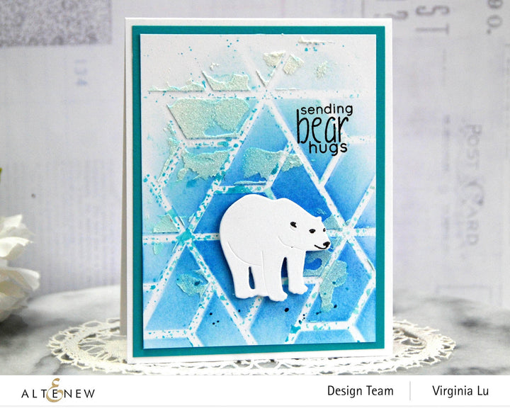 Altenew Mini Delight Mini Delight: Polar Bear Stamp & Die Set