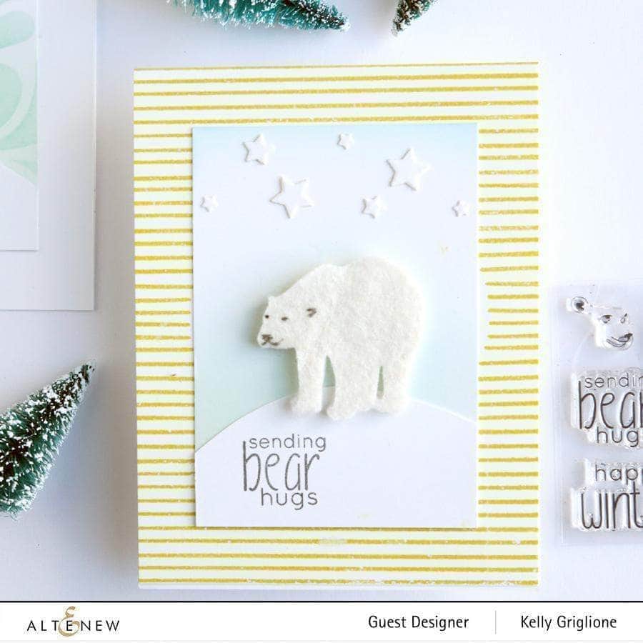 Altenew Mini Delight Mini Delight: Polar Bear Stamp & Die Set