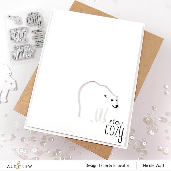 Altenew Mini Delight Mini Delight: Polar Bear Stamp & Die Set