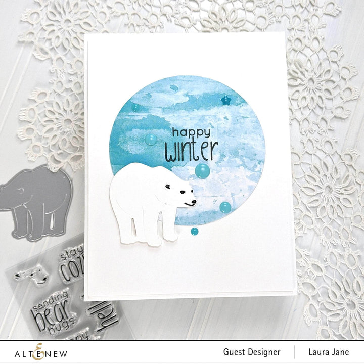 Altenew Mini Delight Mini Delight: Polar Bear Stamp & Die Set