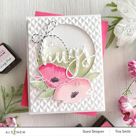 Altenew Mini Delight Mini Delight: Poppy Stamp & Die Set
