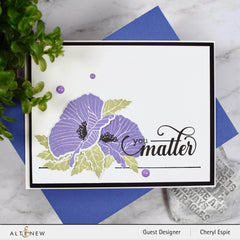 Altenew Mini Delight Mini Delight: Poppy Stamp & Die Set