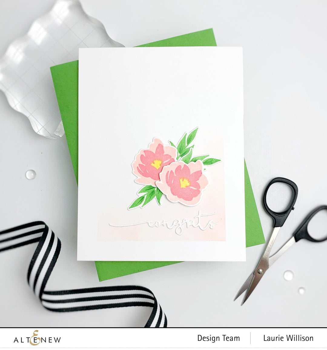 Altenew Mini Delight Mini Delight: Smile Blooms Stamp & Die Set