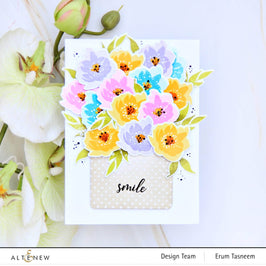 Altenew Mini Delight Mini Delight: Smile Blooms Stamp & Die Set