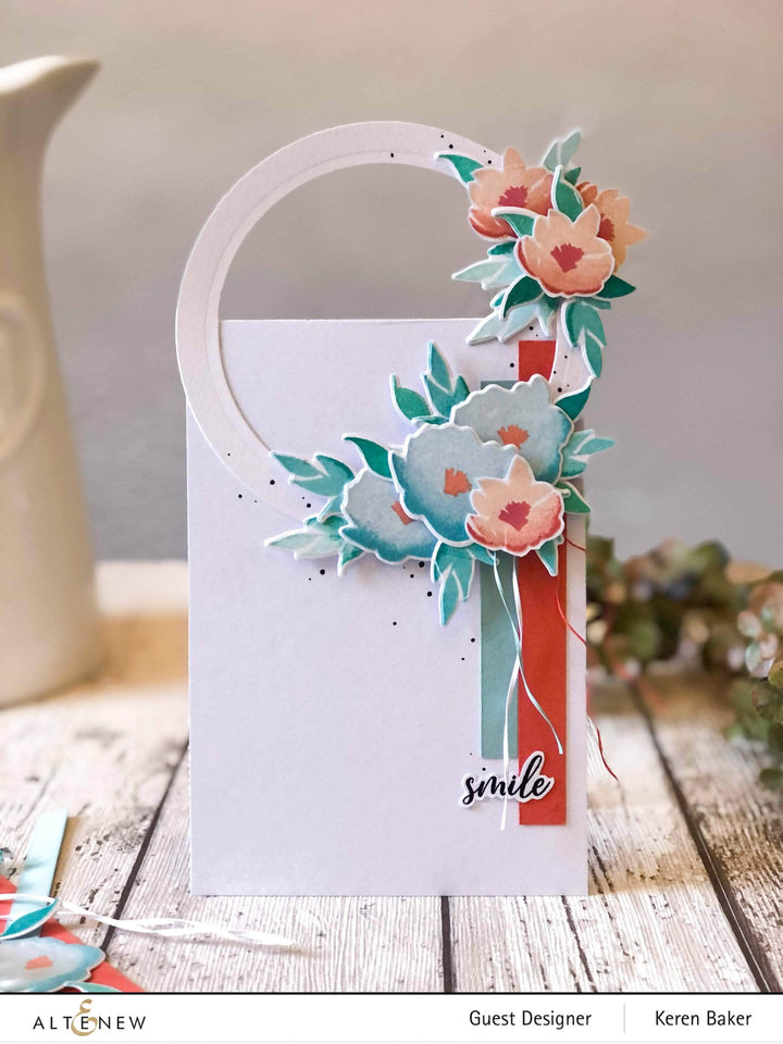Altenew Mini Delight Mini Delight: Smile Blooms Stamp & Die Set