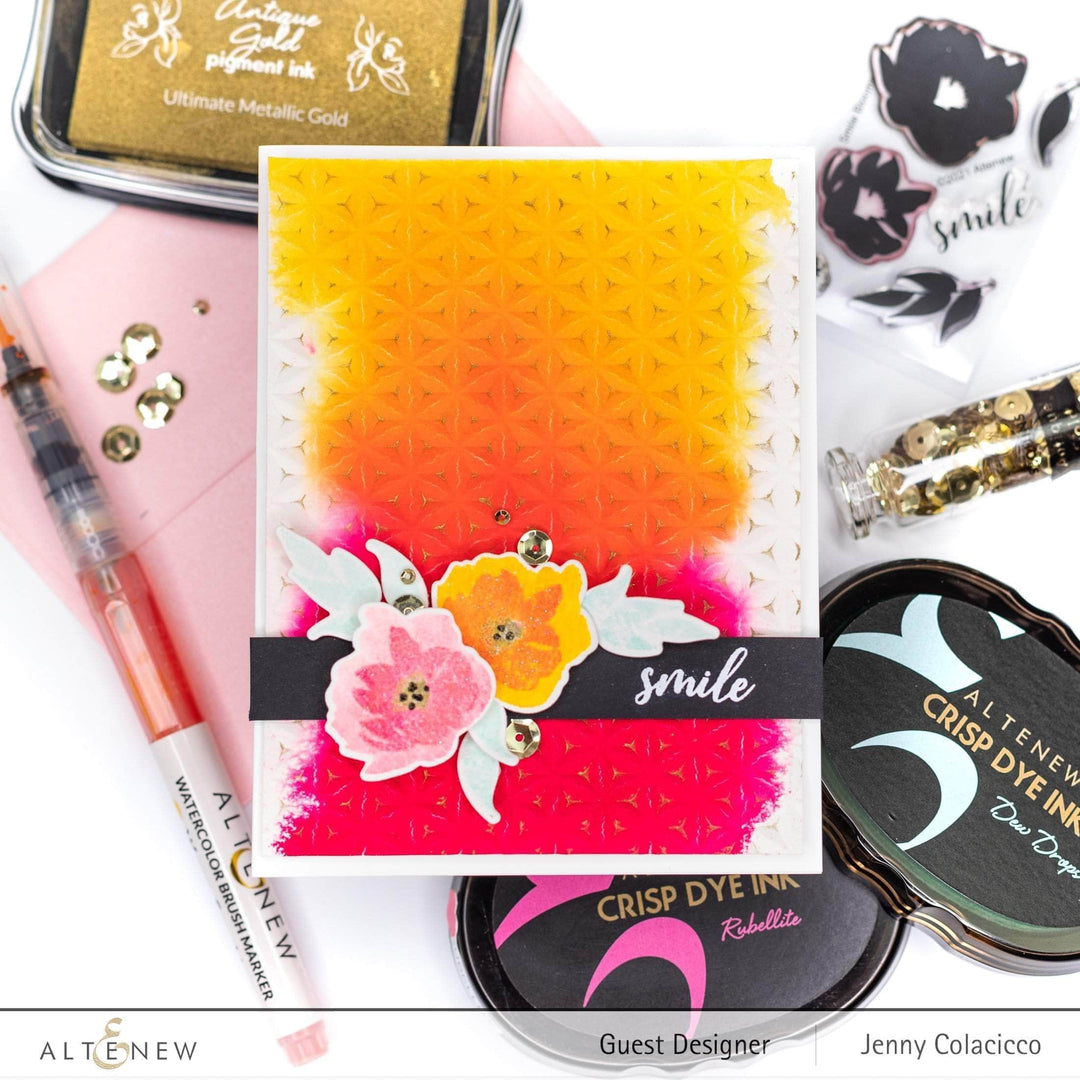 Altenew Mini Delight Mini Delight: Smile Blooms Stamp & Die Set