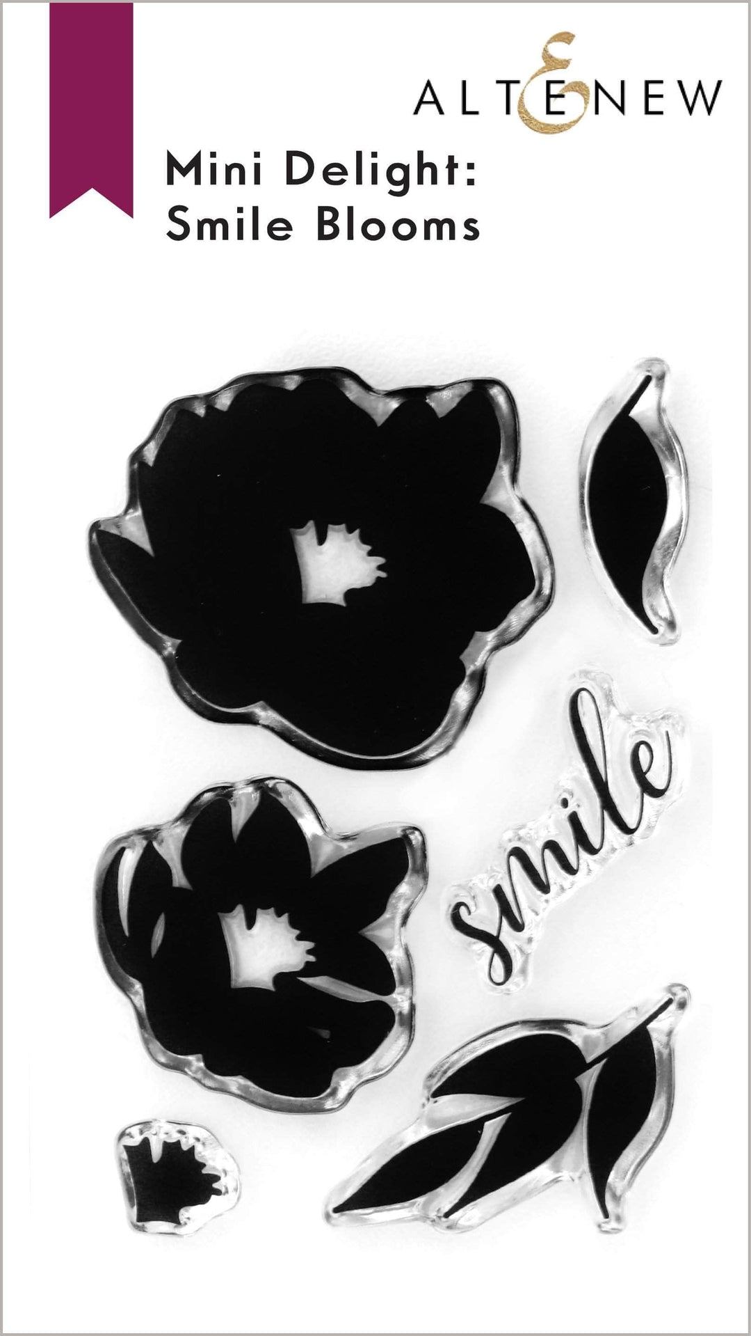 Altenew Mini Delight Mini Delight: Smile Blooms Stamp & Die Set