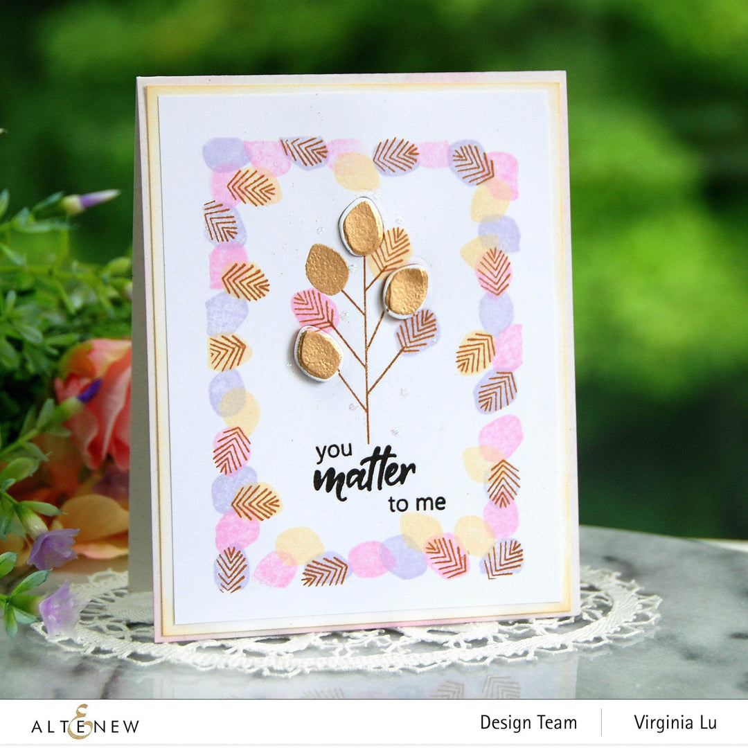 Altenew Mini Delight Mini Delight: Tiny Foliage Stamp & Die Set