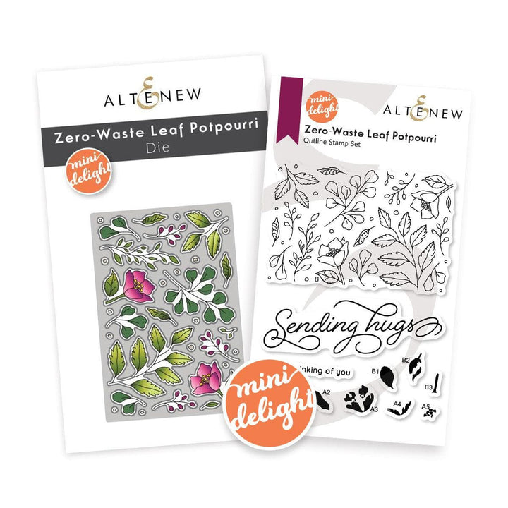 Mini Delight: Zero-Waste Leaf Potpourri Stamp & Die Set