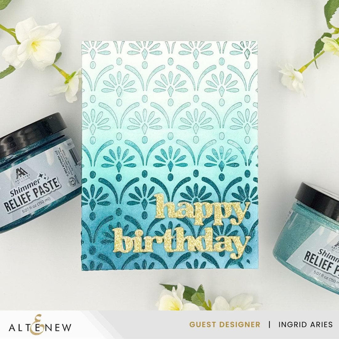 Shimmer Relief Paste - Sea Beryl