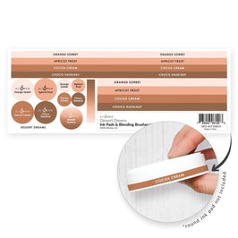 Ink Pads & Blending Brushes Label Set - Dessert Dreams